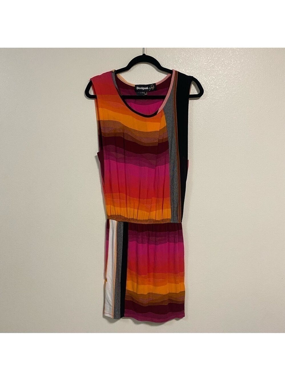 Desigual Mini dress Golden Poppy Size Small